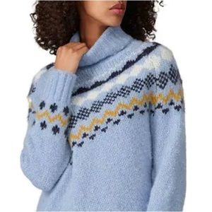 Derek Lam 10 Crosby Diagonal Fair Isle
Alpine Turtleneck